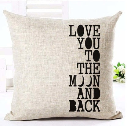 Letter black and white home pillowcase    Home Decor Supply | Online Retail | ShoreShopper.com