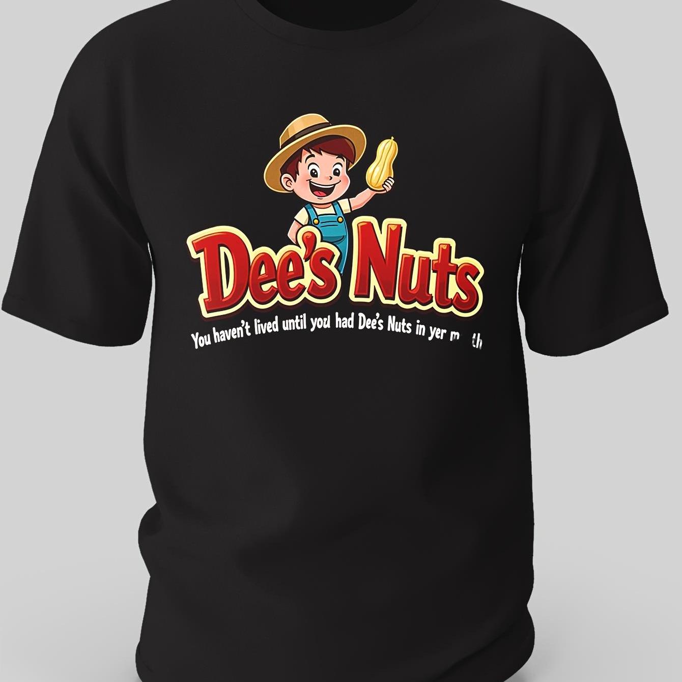 Dees Nuts Funny Fitted T-Shirts "You Can't Bread Your Old Lady" & Dee's Nuts Cartoon Graphic Design    Home Decor Supply | Online Retail | ShoreShopper.com