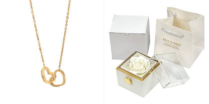 Rotating Soap Flower Rose Gift Box Creative Rotating Rose Jewelry Packaging Box Valentine's Day Gift For Women    Home Decor Supply | Online Retail | ShoreShopper.com