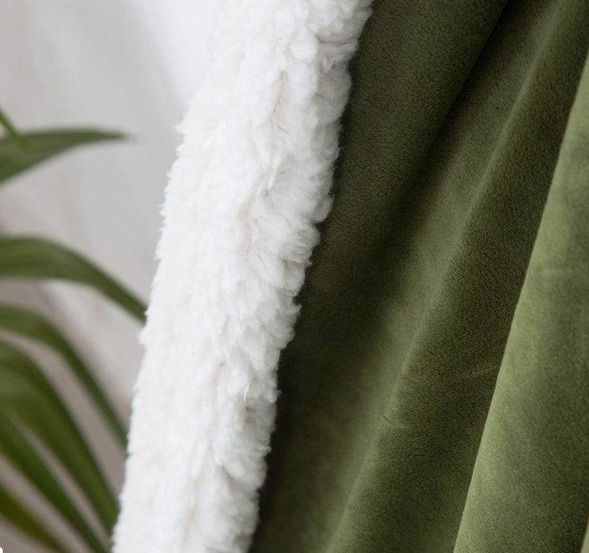 Double blankets spring and autumn warm nap blanket    Home Decor Supply | Online Retail | ShoreShopper.com