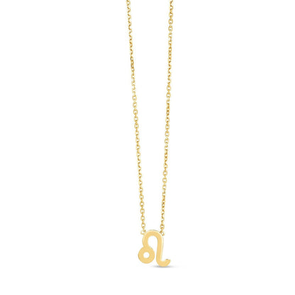 14K Yellow Gold Leo Necklace    Home Decor Supply | Online Retail | ShoreShopper.com