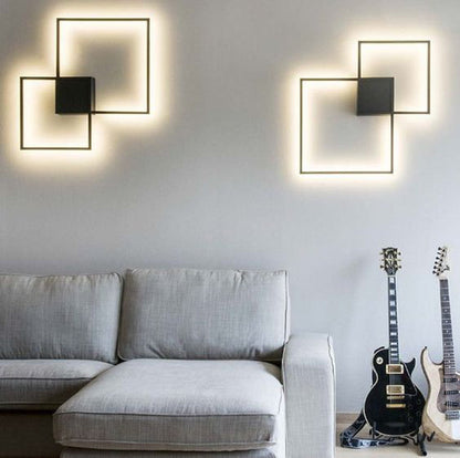 Simple geometric line LED shape wall light    Home Decor Supply | Online Retail | ShoreShopper.com