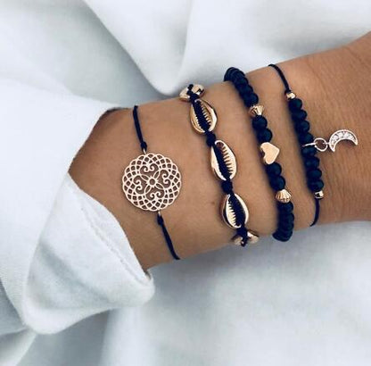 Bead Chain Bracelet Set Anklet - ShoreCo.Shop