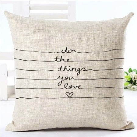 Letter black and white home pillowcase    Home Decor Supply | Online Retail | ShoreShopper.com