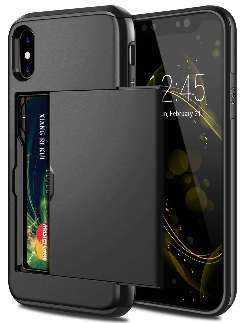 Card Case Wallet Protector - Hidden Dual Layer Armor Defender for iPhone 11, 12 & 13 - ShoreCo.Shop