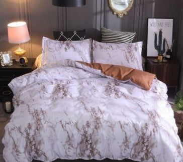Pillowcase home textile bedding four-piece marble    Home Decor Supply | Online Retail | ShoreShopper.com