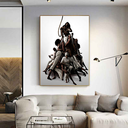 Abstract Art Doodle Canvas Painting Art Poster    Home Decor Supply | Online Retail | ShoreShopper.com