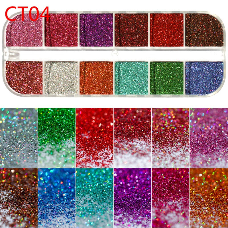 Nail Art Bright Powder Laser Symphony Candy Paper Nail Sticker    Home Decor Supply | Online Retail | ShoreShopper.com