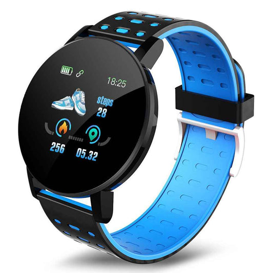 119 Plus Smart Watch - IP67 Waterproof Fitness Tracker with Heart Rate & Sleep Monitor