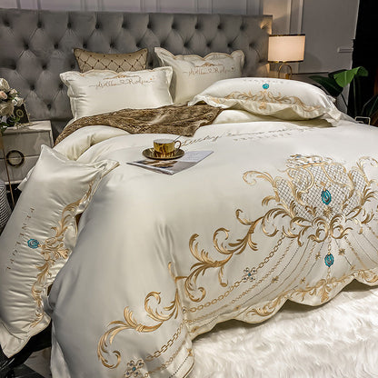 Ice Silk Quilt Sets Bed Sheets Bedding Four-piece Set    Home Decor Supply | Online Retail | ShoreShopper.com