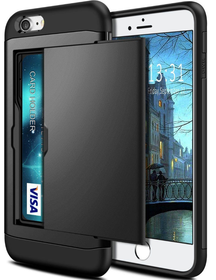 Card Case Wallet Protector - Hidden Dual Layer Armor Defender for iPhone 11, 12 & 13 - ShoreCo.Shop