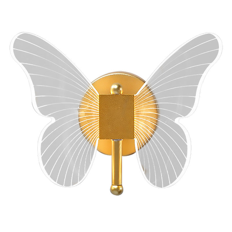 Butterfly Wall Lamp Light Luxury Bedside Warm Decoration    Home Decor Supply | Online Retail | ShoreShopper.com