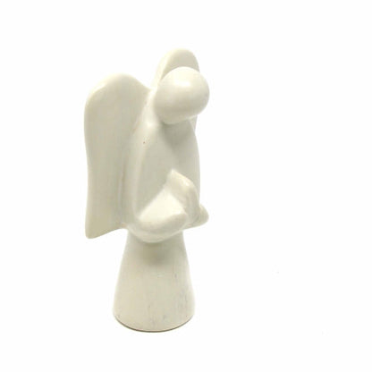 Soapstone Angel Sculpture, Natural Stone    Home Decor Supply | Online Retail | ShoreShopper.com