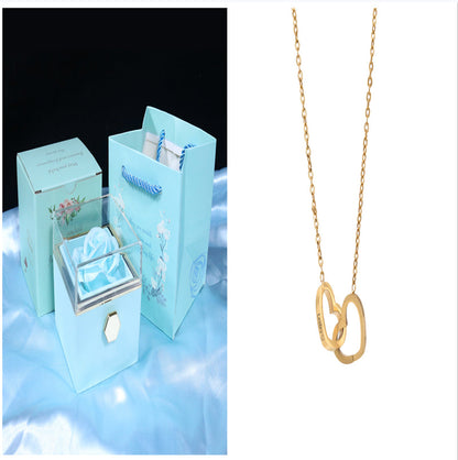 Rotating Soap Flower Rose Gift Box Creative Rotating Rose Jewelry Packaging Box Valentine's Day Gift For Women    Home Decor Supply | Online Retail | ShoreShopper.com