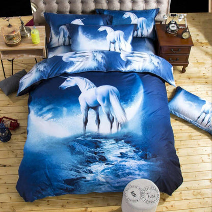 3D Print Bed Sheets Set Duvet Quilt Cover Sets Bed 4 Piece    Home Decor Supply | Online Retail | ShoreShopper.com