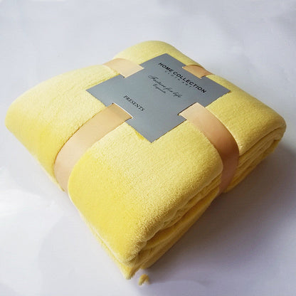 Pure Color Fleece Fleece Blanket Travel Blanket    Home Decor Supply | Online Retail | ShoreShopper.com