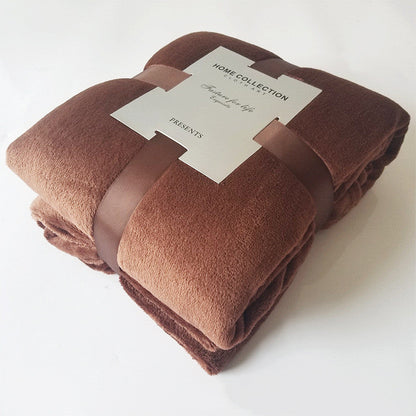 Pure Color Fleece Fleece Blanket Travel Blanket    Home Decor Supply | Online Retail | ShoreShopper.com