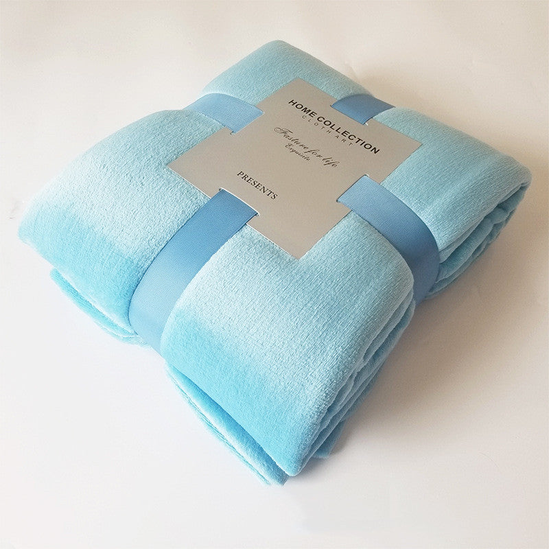 Pure Color Fleece Fleece Blanket Travel Blanket    Home Decor Supply | Online Retail | ShoreShopper.com