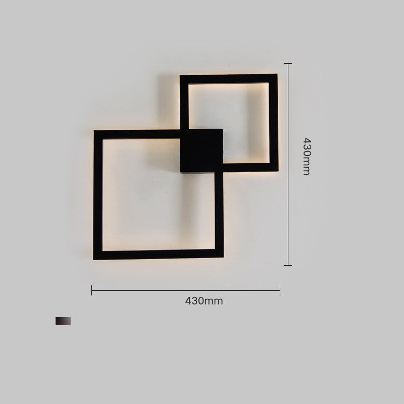 Modern Creative Geometric Square Aisle Wall Decoration Lamps    Home Decor Supply | Online Retail | ShoreShopper.com