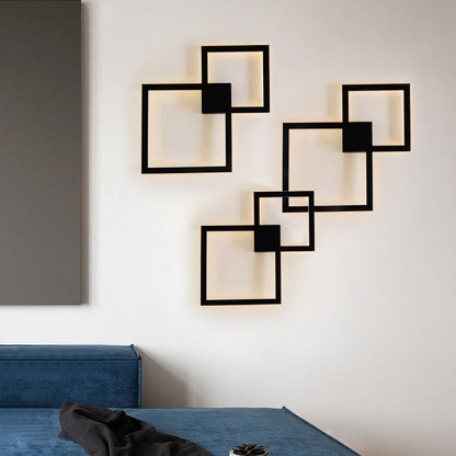 Modern Creative Geometric Square Aisle Wall Decoration Lamps    Home Decor Supply | Online Retail | ShoreShopper.com