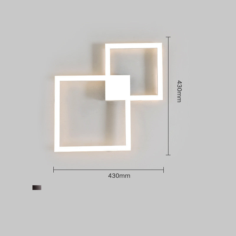 Modern Creative Geometric Square Aisle Wall Decoration Lamps    Home Decor Supply | Online Retail | ShoreShopper.com