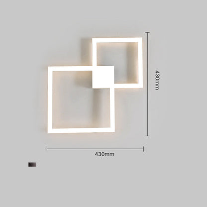Modern Creative Geometric Square Aisle Wall Decoration Lamps    Home Decor Supply | Online Retail | ShoreShopper.com