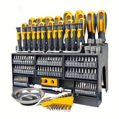 145pcs Magnetic Screwdrivers Set With Plastic Racking, Precision Screwdrivers, Magnetizer, Key Set, Nut Driver And Bit Set - DIY Tools For Men, Tools Gift    Home Decor Supply | Online Retail | ShoreShopper.com