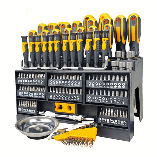 145pcs Magnetic Screwdrivers Set With Plastic Racking, Precision Screwdrivers, Magnetizer, Key Set, Nut Driver And Bit Set - DIY Tools For Men, Tools Gift    Home Decor Supply | Online Retail | ShoreShopper.com