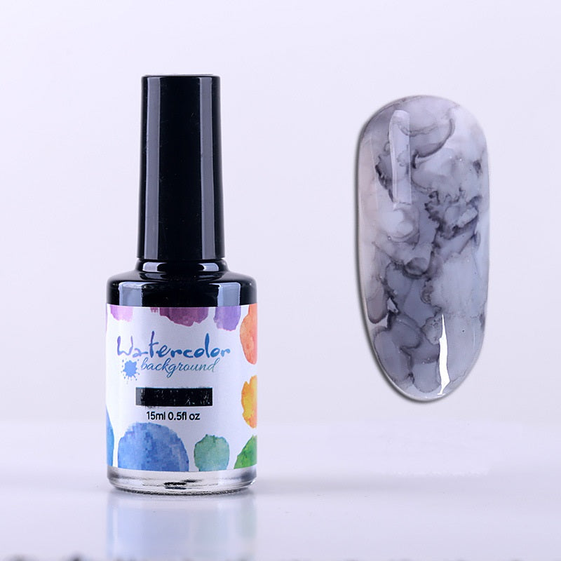 Nail Polish Glue Ink Smoke Color Sands Blooming Liquid Bubble Marble Gradient Nail Art    Home Decor Supply | Online Retail | ShoreShopper.com