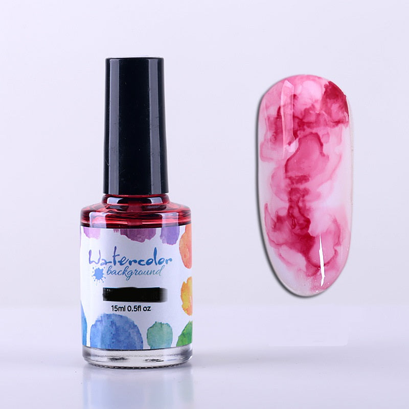 Nail Polish Glue Ink Smoke Color Sands Blooming Liquid Bubble Marble Gradient Nail Art    Home Decor Supply | Online Retail | ShoreShopper.com