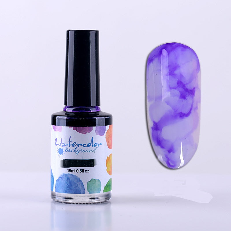 Nail Polish Glue Ink Smoke Color Sands Blooming Liquid Bubble Marble Gradient Nail Art    Home Decor Supply | Online Retail | ShoreShopper.com