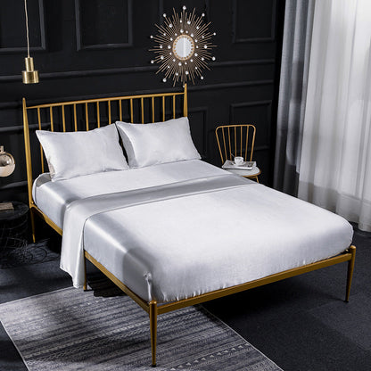Ice Silk Bed Sheet Silk Satin Satin Pillowcase Silk Four Piece Bed Sheet    Home Decor Supply | Online Retail | ShoreShopper.com