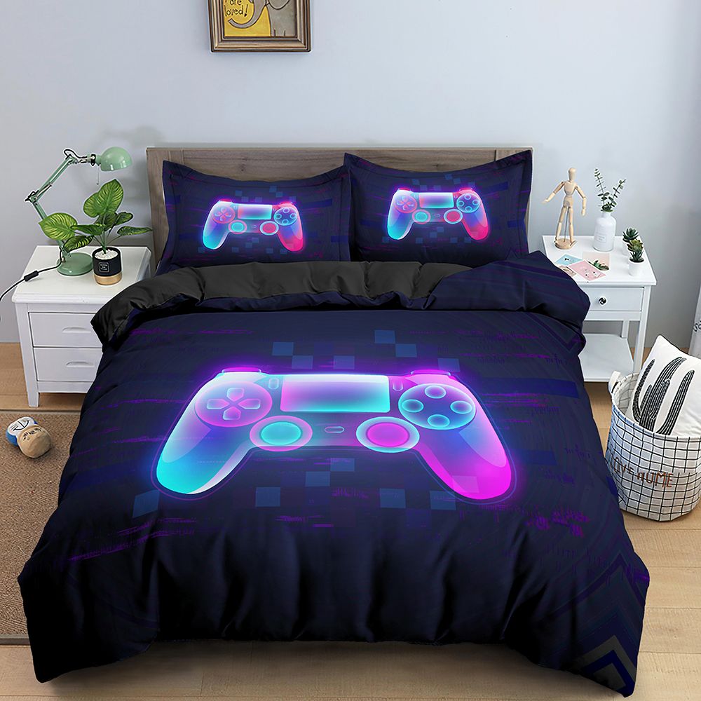 New Gamepad Bedding Set Queen Size Duvet Cover Creative    Home Decor Supply | Online Retail | ShoreShopper.com