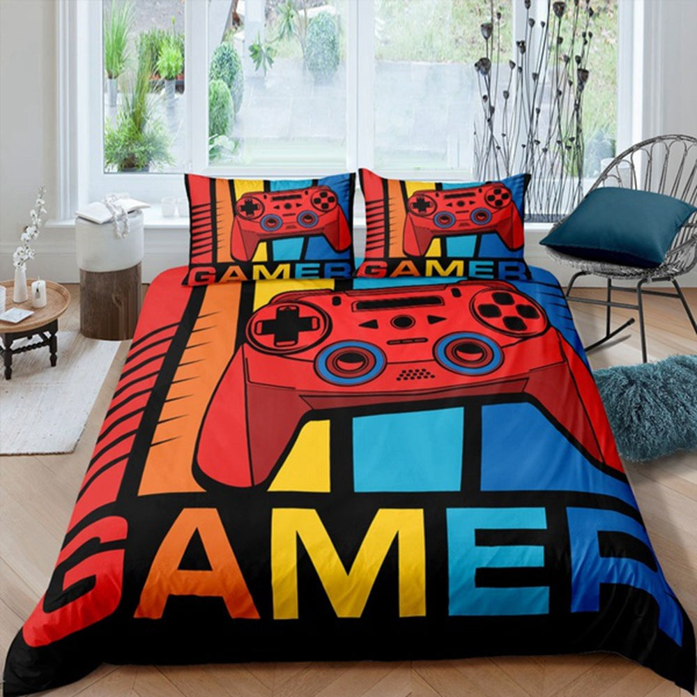 Mobile Game Elements 3D Digital Printing Duvet Cover    Home Decor Supply | Online Retail | ShoreShopper.com