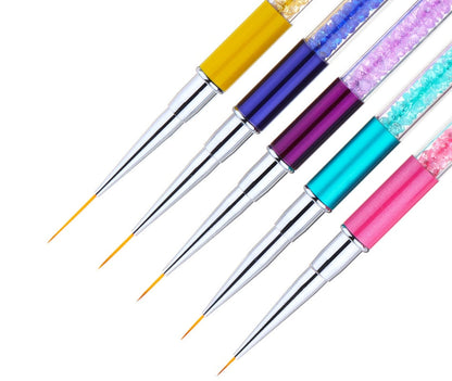 Nail Art Strass Acrilico Liner Brush Linee Francesi Strisce    Home Decor Supply | Online Retail | ShoreShopper.com