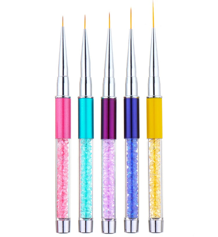 Nail Art Strass Acrilico Liner Brush Linee Francesi Strisce    Home Decor Supply | Online Retail | ShoreShopper.com