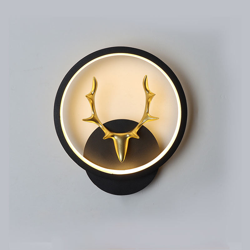 Art Deer Antler Wall Lamp Nordic Remote Control Dimmable Wall Lights    Home Decor Supply | Online Retail | ShoreShopper.com