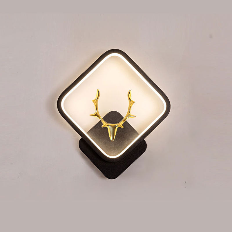 Art Deer Antler Wall Lamp Nordic Remote Control Dimmable Wall Lights    Home Decor Supply | Online Retail | ShoreShopper.com