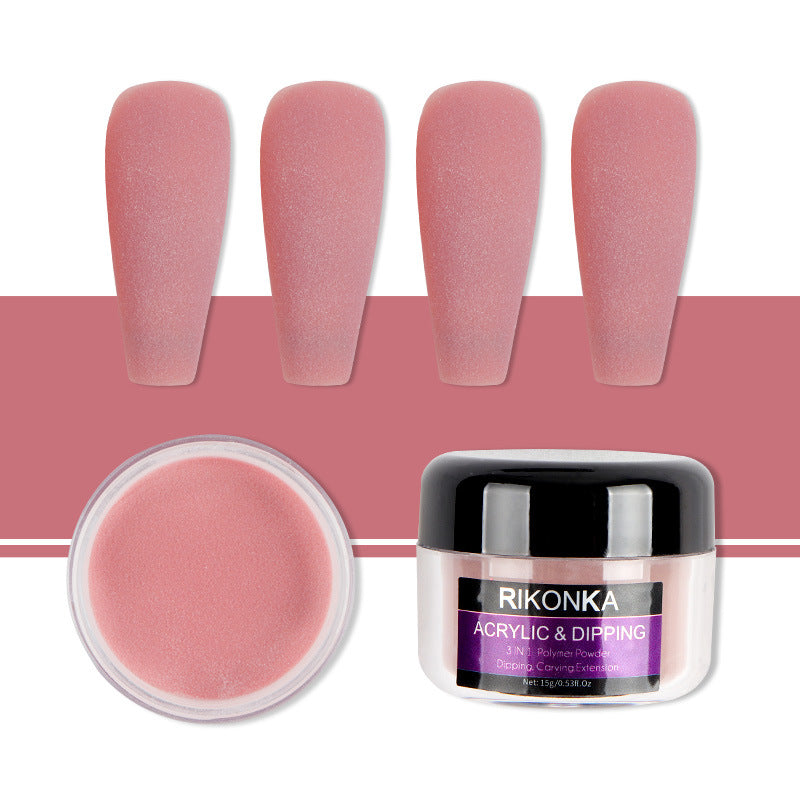 Nine Color Nail Art Nude Color Carved Powder Nail Jewelry Material    Home Decor Supply | Online Retail | ShoreShopper.com