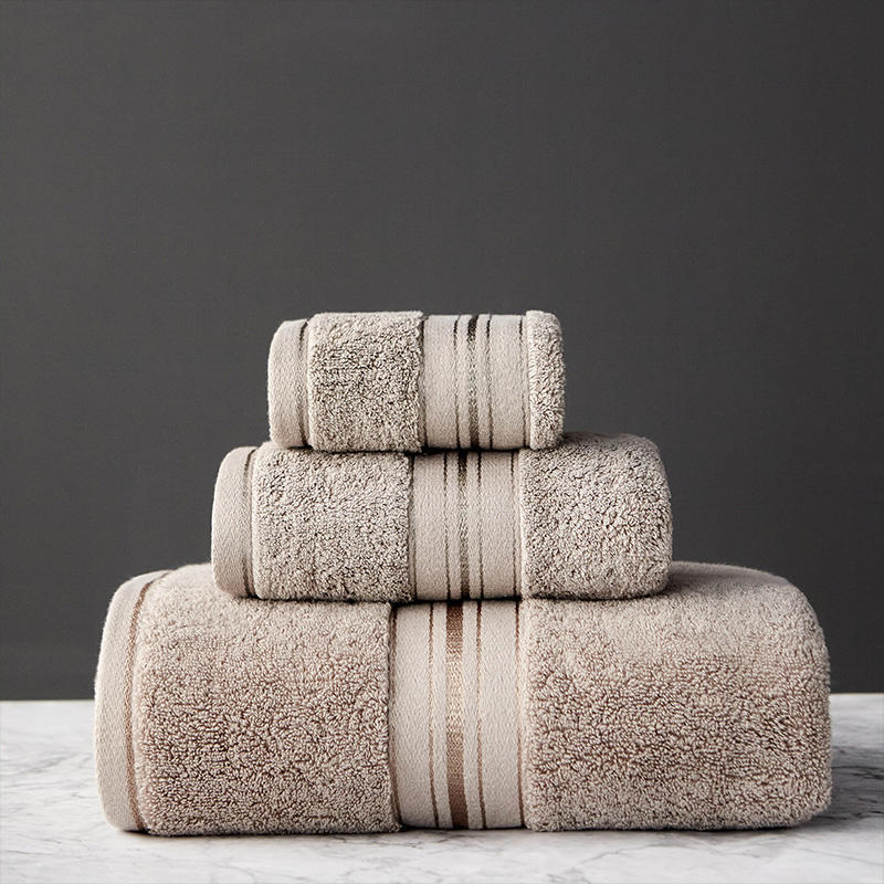Pure Color Thick Cotton Bath Towel Set Towel Set Increased Pure Cotton Beach Towel Beauty Salon Bath Towel    Home Decor Supply | Online Retail | ShoreShopper.com