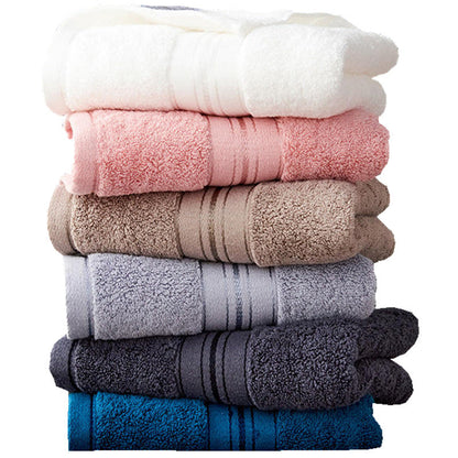Pure Color Thick Cotton Bath Towel Set Towel Set Increased Pure Cotton Beach Towel Beauty Salon Bath Towel    Home Decor Supply | Online Retail | ShoreShopper.com
