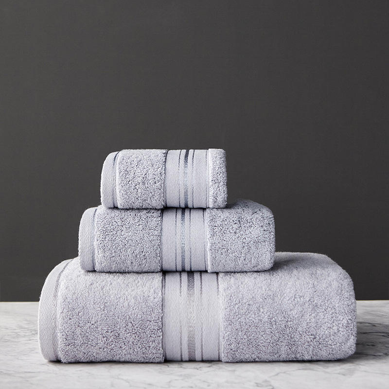 Pure Color Thick Cotton Bath Towel Set Towel Set Increased Pure Cotton Beach Towel Beauty Salon Bath Towel    Home Decor Supply | Online Retail | ShoreShopper.com