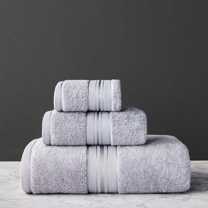 Pure Color Thick Cotton Bath Towel Set Towel Set Increased Pure Cotton Beach Towel Beauty Salon Bath Towel    Home Decor Supply | Online Retail | ShoreShopper.com