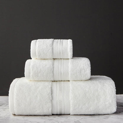 Pure Color Thick Cotton Bath Towel Set Towel Set Increased Pure Cotton Beach Towel Beauty Salon Bath Towel    Home Decor Supply | Online Retail | ShoreShopper.com