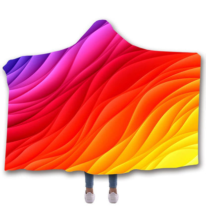 Cartoon Anime Print Hooded Blanket    Home Decor Supply | Online Retail | ShoreShopper.com
