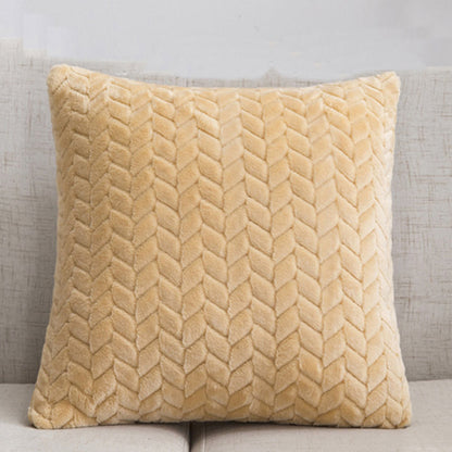 Flannel Solid Color Throw Pillow Sofa Cover Cushion Cover Nordic Style Simple Style    Home Decor Supply | Online Retail | ShoreShopper.com