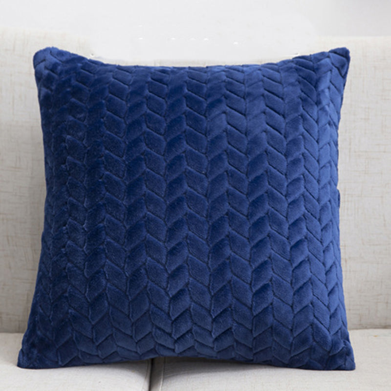 Flannel Solid Color Throw Pillow Sofa Cover Cushion Cover Nordic Style Simple Style    Home Decor Supply | Online Retail | ShoreShopper.com