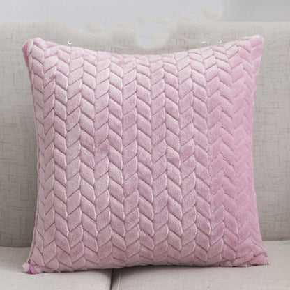 Flannel Solid Color Throw Pillow Sofa Cover Cushion Cover Nordic Style Simple Style    Home Decor Supply | Online Retail | ShoreShopper.com