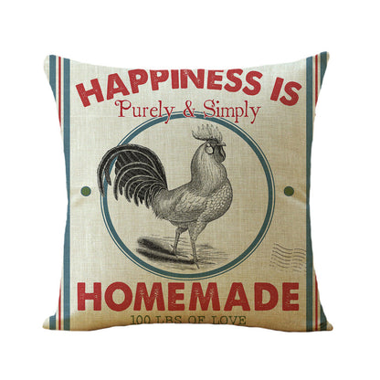American Farm Style Car Sofa Linen Pillow    Home Decor Supply | Online Retail | ShoreShopper.com