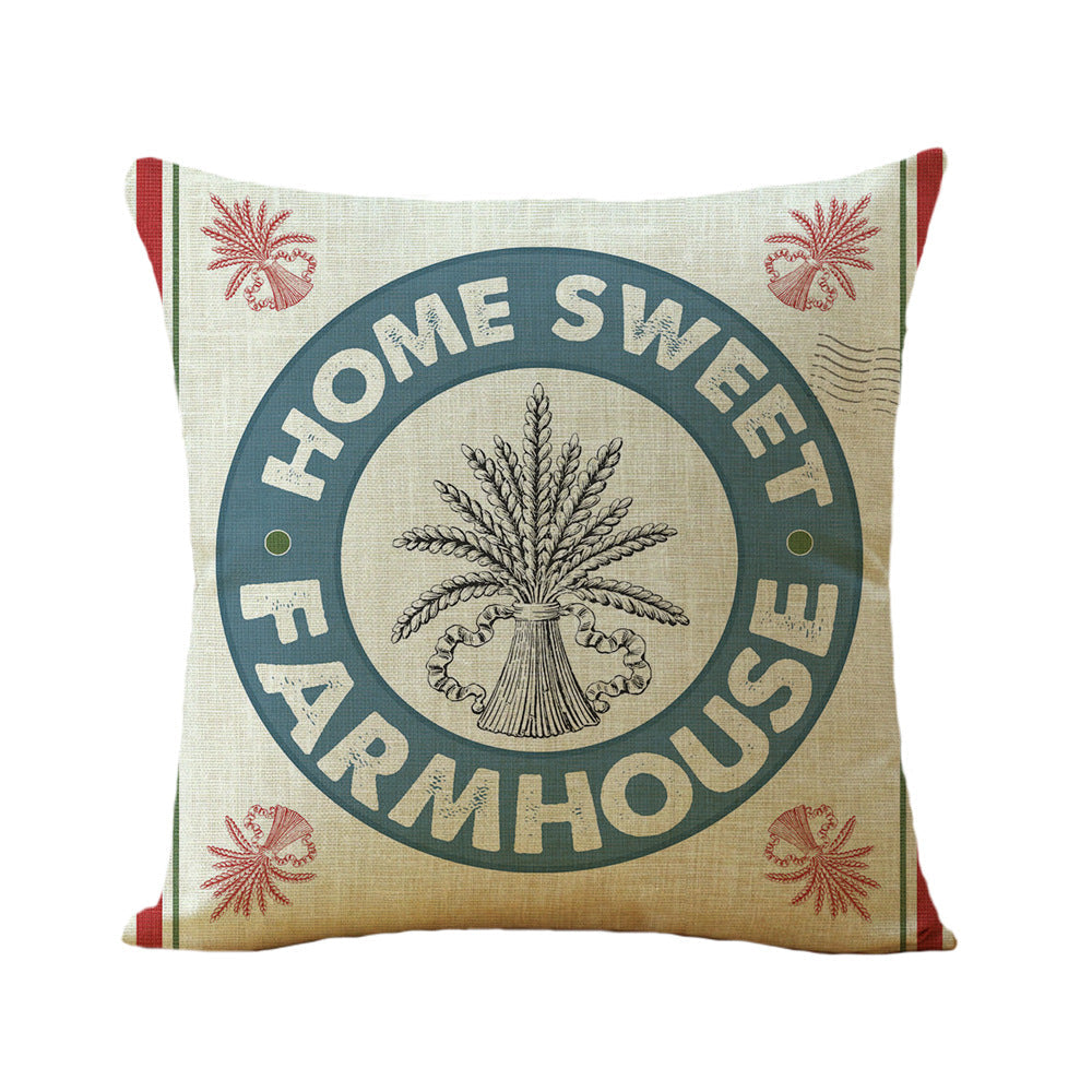 American Farm Style Car Sofa Linen Pillow    Home Decor Supply | Online Retail | ShoreShopper.com